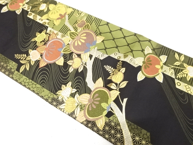 JAPANESE FUKURO OBI FOR FURISODE / WOVEN STREAM